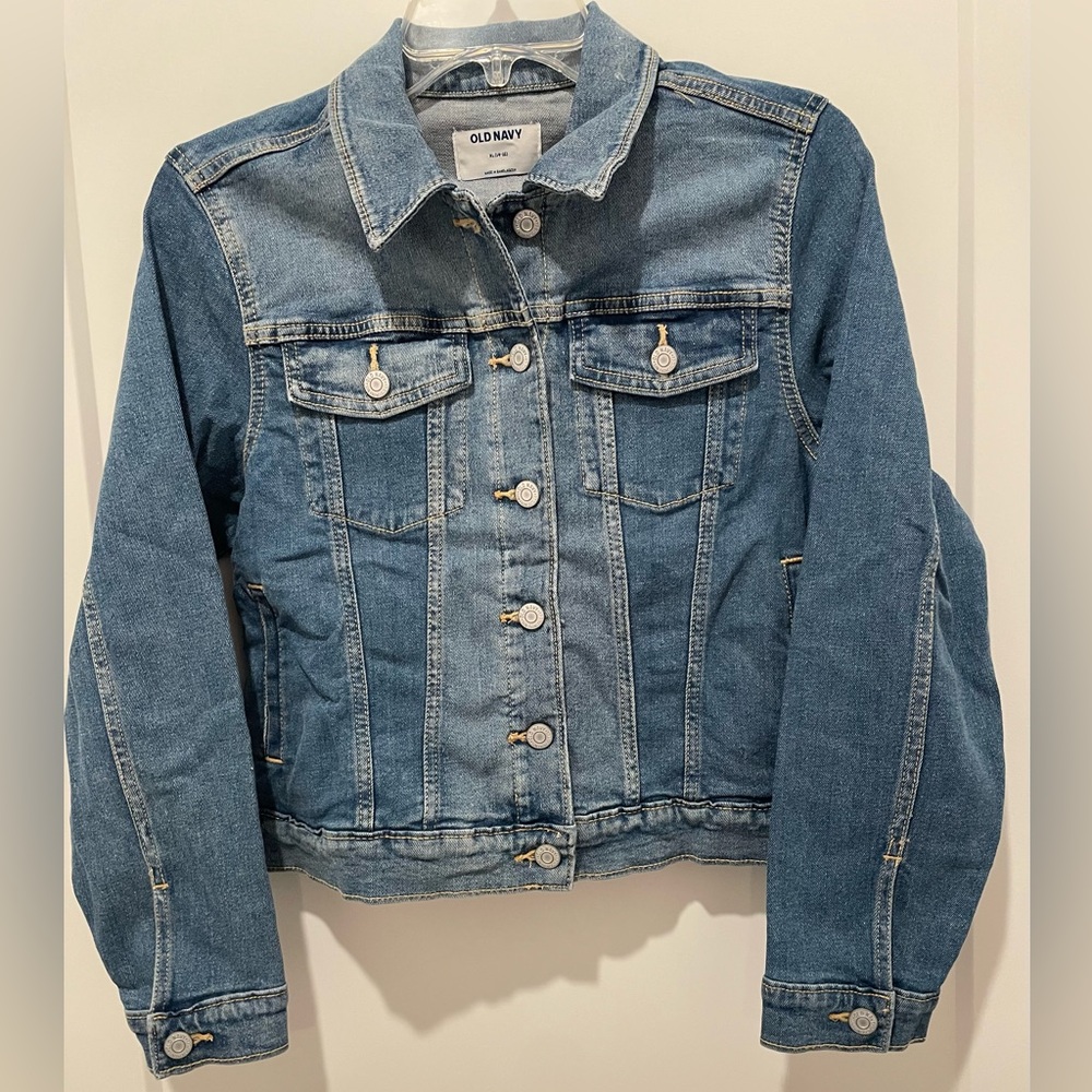 Girls Old Navy Blue Jean Jacket XL